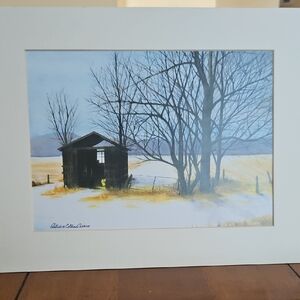 Patricia Collins Broun Watercolor - Dutchess Farm